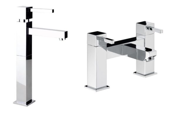 Abode Zeal Pack Offer 3 (Tall Basin Mixer & Bath Filler) - Chrome