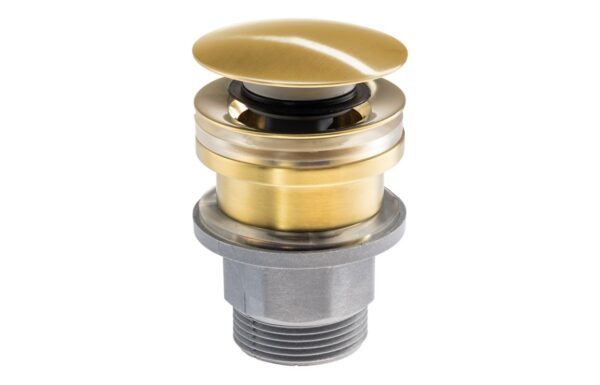 Abode Uno Basin Clicker Waste Universal - Brushed Brass