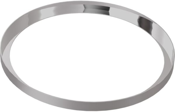 Abode Cava Round Basin Plinth - Chrome
