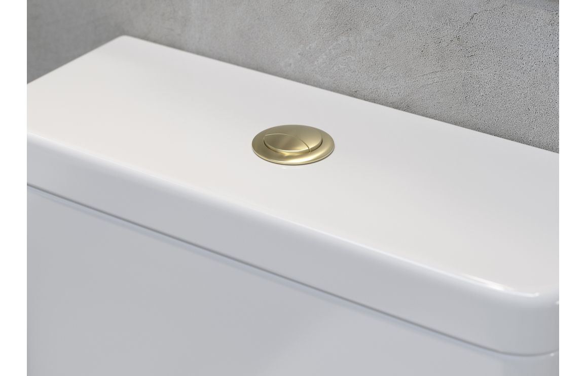 Dual Push Button Cover (Cable) - Brushed Brass - Image 2
