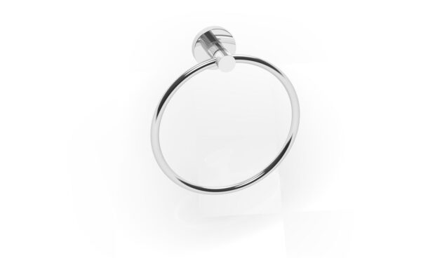Topaz Towel Ring - Chrome
