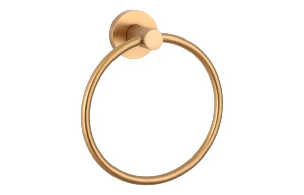 Topaz Towel Ring - Brushed Bronze
