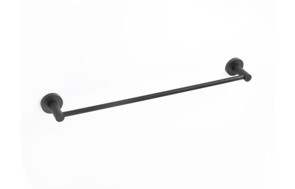 Topaz 55cm Towel Rail - Black