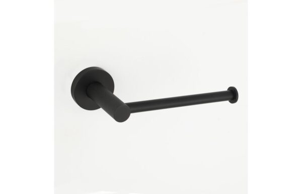 Topaz Toilet Roll Holder - Black