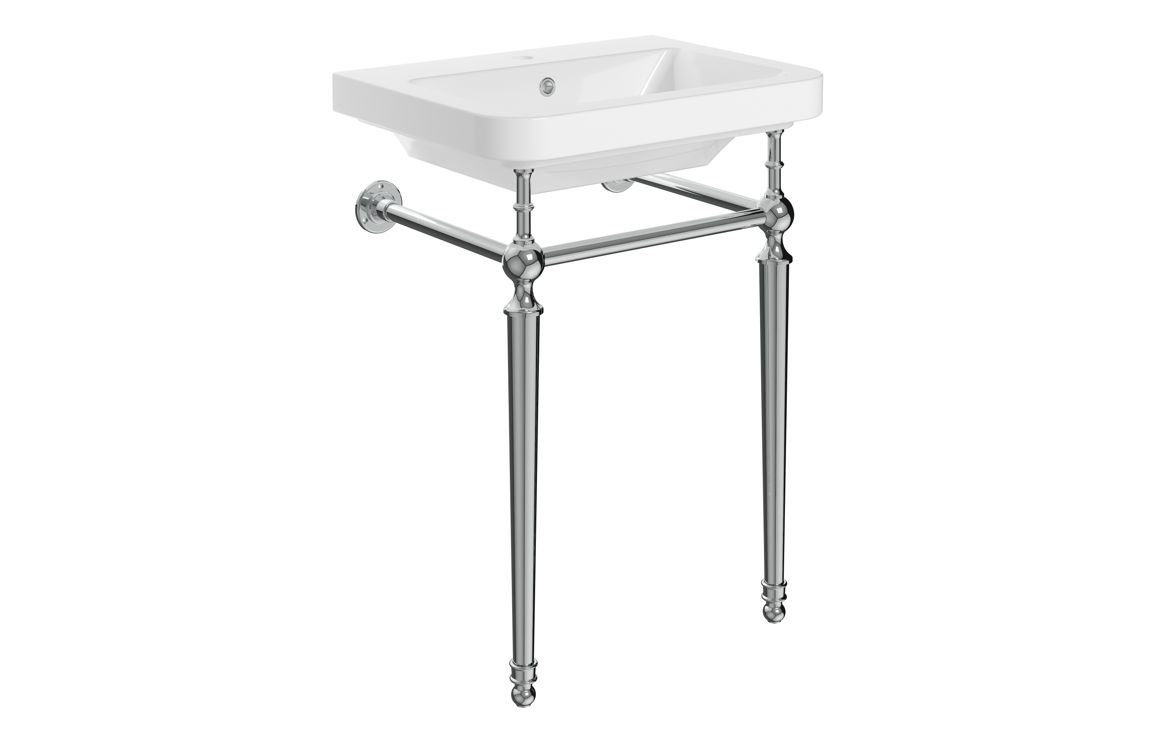 Schiehallion 610mm 1TH Console Basin - Chrome