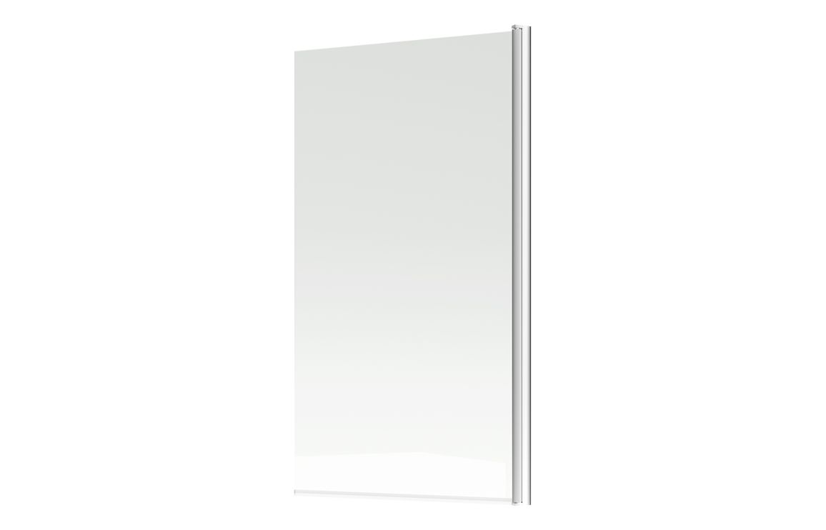 800x1400mm Square Bath Screen (6mm) - Chrome - Image 3