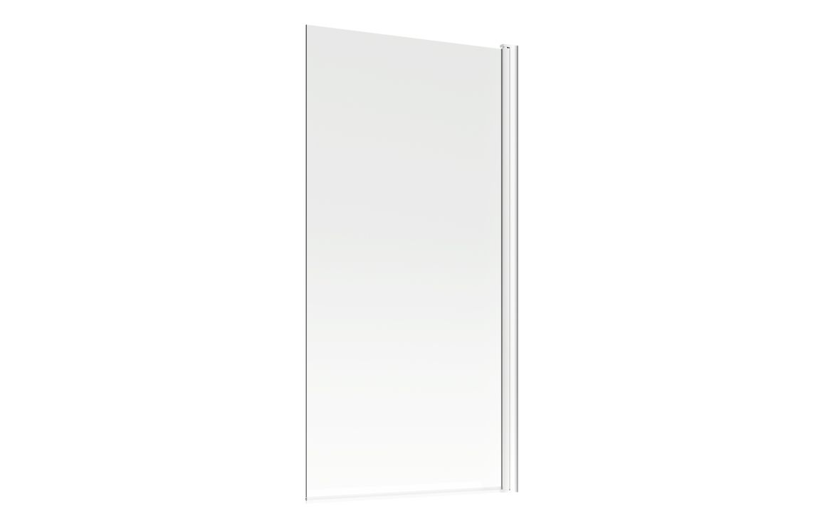 800x1400mm Square Bath Screen (6mm) - Chrome - Image 2
