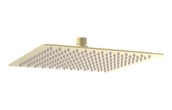 Sagittarius 250mm Square Ultraslim Showerhead - Brushed Brass