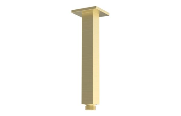 Sagittarius 180mm Square Ceiling Arm - Brushed Brass