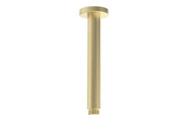 Aquila 180mm Round Ceiling Arm - Brushed Brass