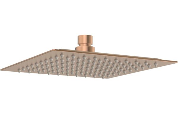 Sagittarius 200mm Square Ultraslim Showerhead - Brushed Bronze