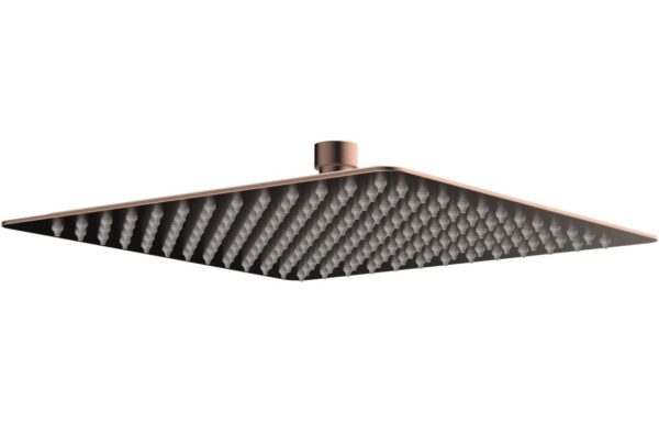 Sagittarius 250mm Square Ultraslim Showerhead - Brushed Bronze