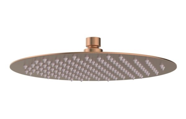 Aquila 250mm Round Ultraslim Showerhead - Brushed Bronze