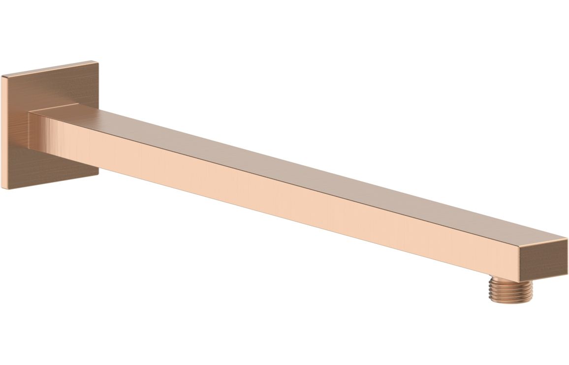 Sagittarius 350mm Square Shower Arm - Brushed Bronze