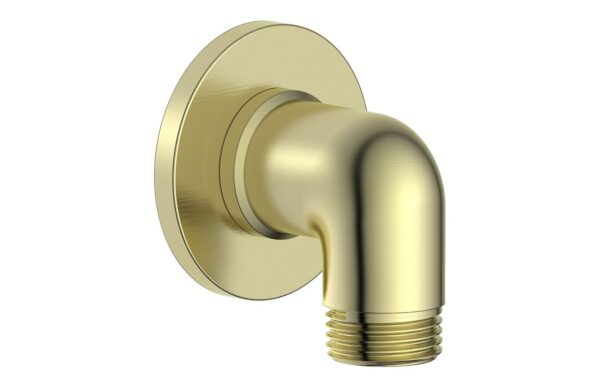 Atlas Traditional Wall Outlet Elbow - Brushed Brass