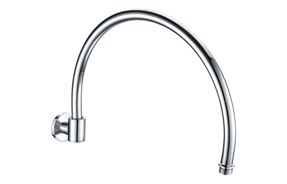 Atlas 365mm Traditional Round Shower Arm - Chrome