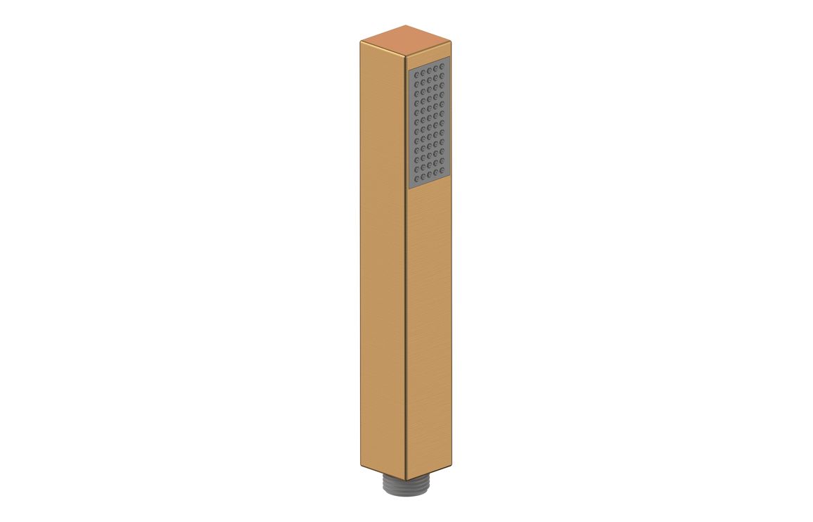 Sagittarius Square Handset - Brushed Bronze