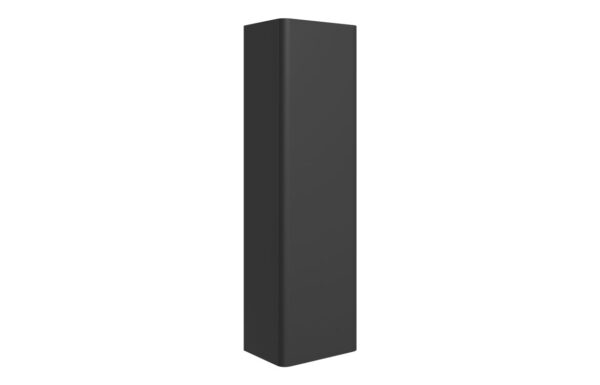 Kansas 350mm Wall Hung 1 Door Tall Unit - Matt Black