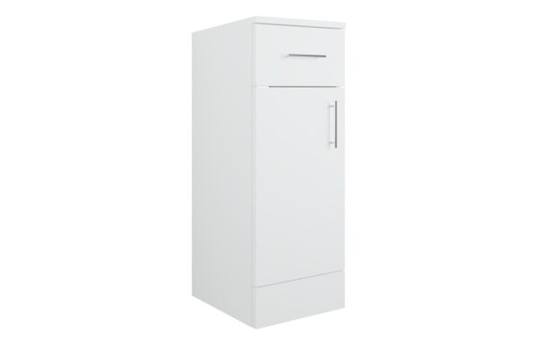 Austin 300mm 1 Drawer 1 Door Base Unit - White Gloss