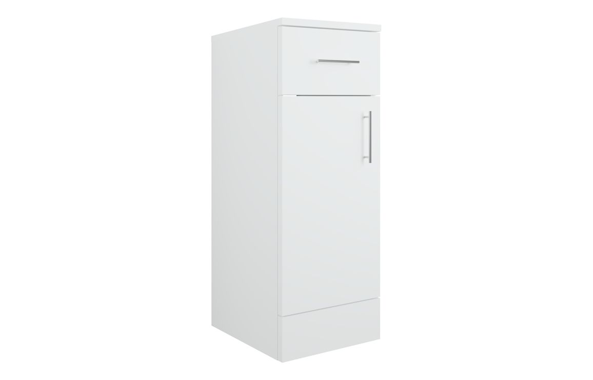 Austin 300mm 1 Drawer 1 Door Base Unit - White Gloss