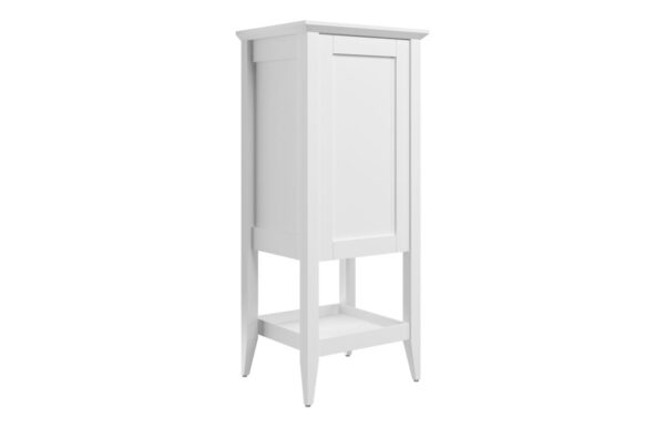 Missouri 470mm Floor Standing 1 Door Midi Boy Unit - Matt White
