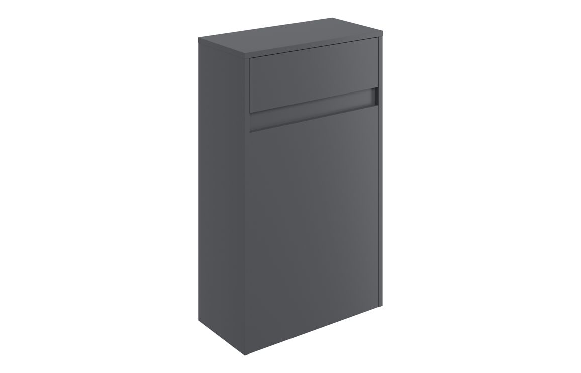 Dakota 500mm Floor Standing WC Unit - Matt Graphite Grey