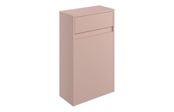 Dakota 500mm Floor Standing WC Unit - Matt Antique Rose