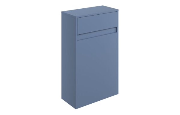 Dakota 500mm Floor Standing WC Unit - Matt Misty Blue