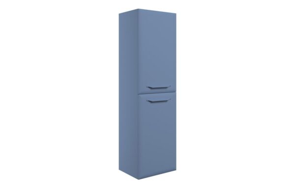 Colorado 400mm Wall Hung 2 Door Midi Boy Unit - Matt Misty Blue