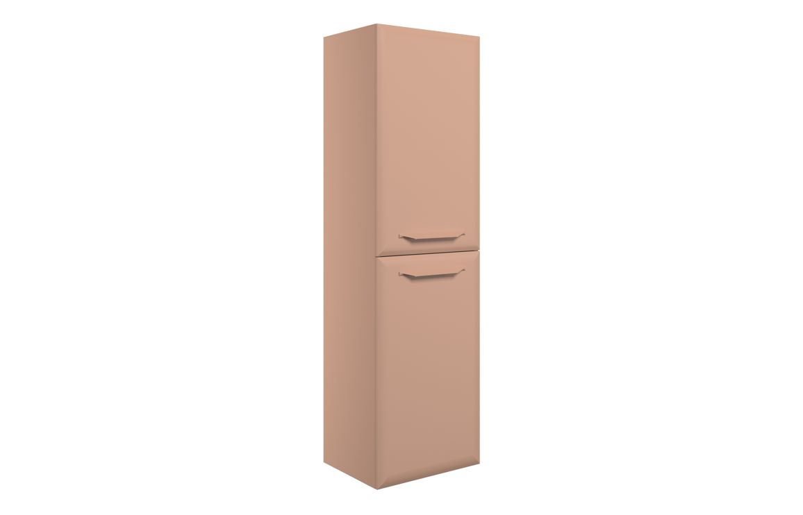 Colorado 400mm Wall Hung 2 Door Midi Boy Unit - Matt Apricot