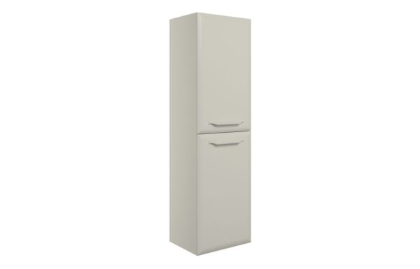 Colorado 400mm Wall Hung 2 Door Midi Boy Unit - Matt Latte