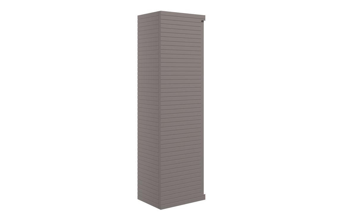 Wyoming 350mm Wall Hung 1 Door Tall Unit - Matt Taupe