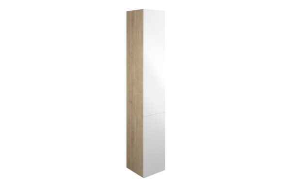 Nevada 300mm Tall Unit - White Gloss (Oak Cab)