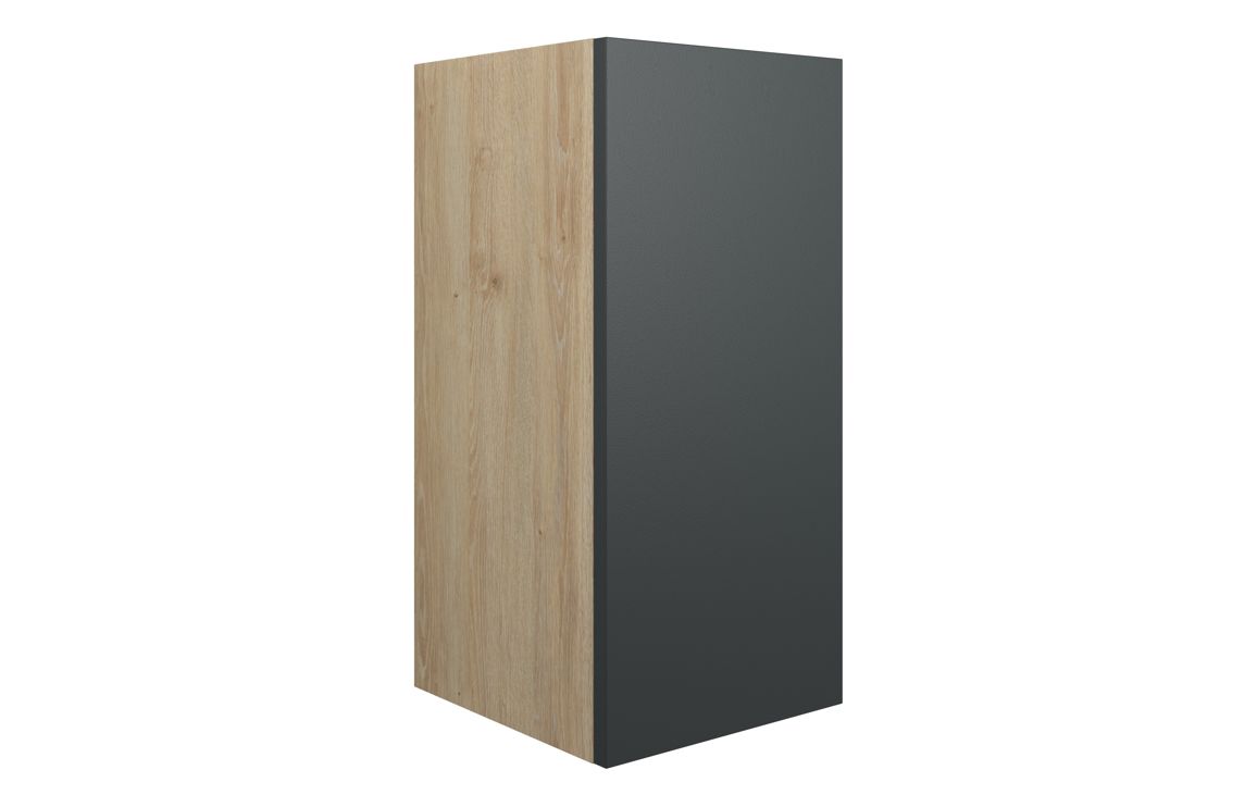 Nevada 300mm Standard Base Unit - Matt Graphite Grey (Oak Cab)