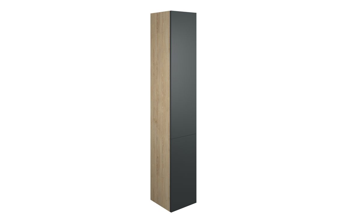 Nevada 300mm Tall Unit - Matt Graphite Grey (Oak Cab)