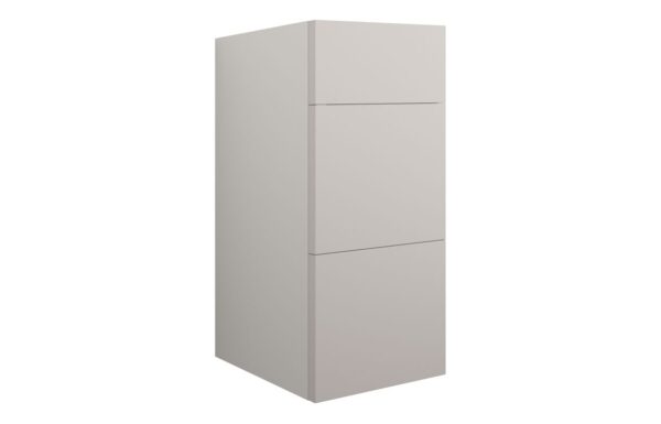 Nevada 300mm Standard 3 Drawer Unit - Matt Dove Grey (Grey Cab)