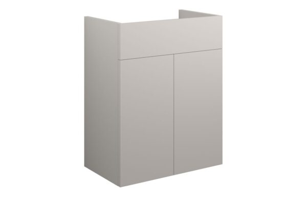 Nevada 500mm Standard Basin Unit - Matt Dove Grey (Grey Cab)