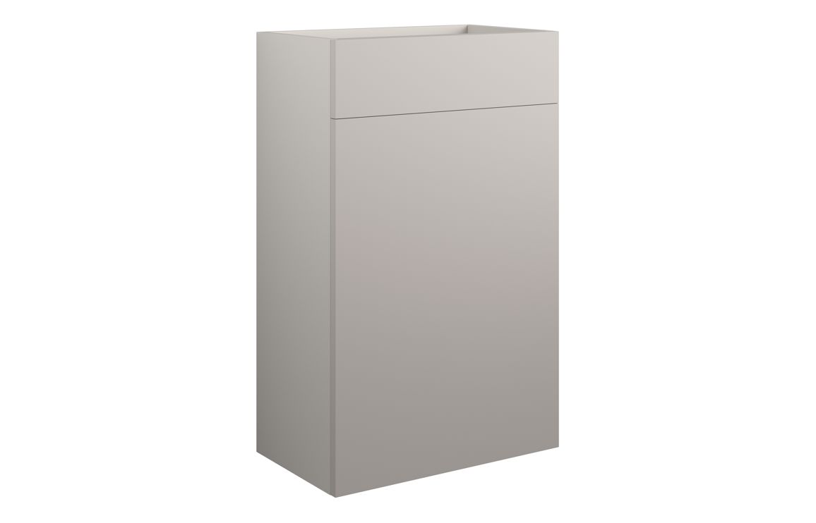 Nevada 500mm Standard WC Unit - Matt Dove Grey (Grey Cab)