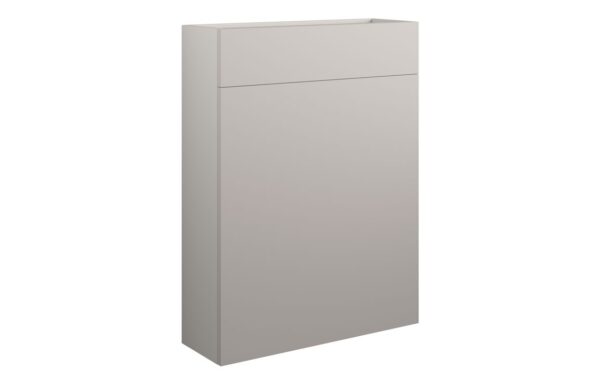 Nevada 600mm Slim WC Unit - Matt Dove Grey (Grey Cab)