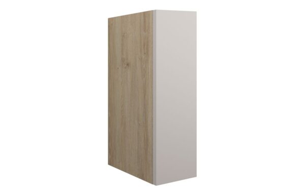 Nevada 200mm Standard Toilet Roll Unit - Matt Dove Grey (Oak Cab)