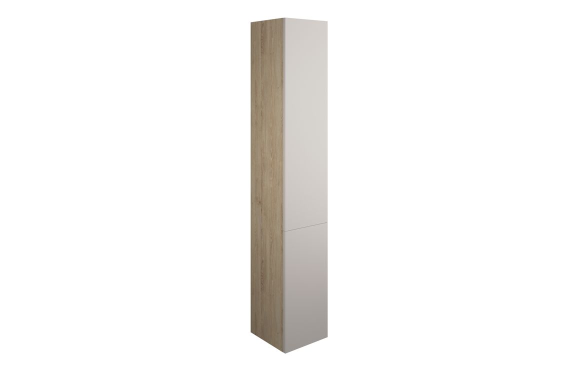 Nevada 300mm Tall Unit - Matt Dove Grey (Oak Cab)