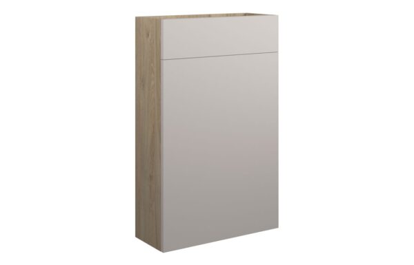Nevada 500mm Slim WC Unit - Matt Dove Grey (Oak Cab)