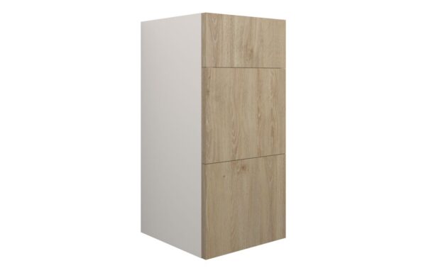 Nevada 300mm Standard 3 Drawer Unit - Havana Oak (Grey Cab)