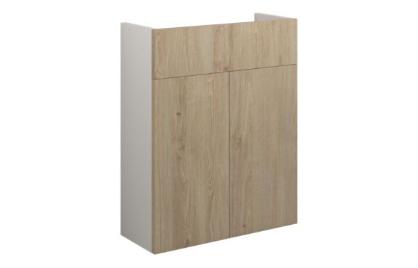 Nevada 500mm Slim Basin Unit - Havana Oak (Grey Cab)