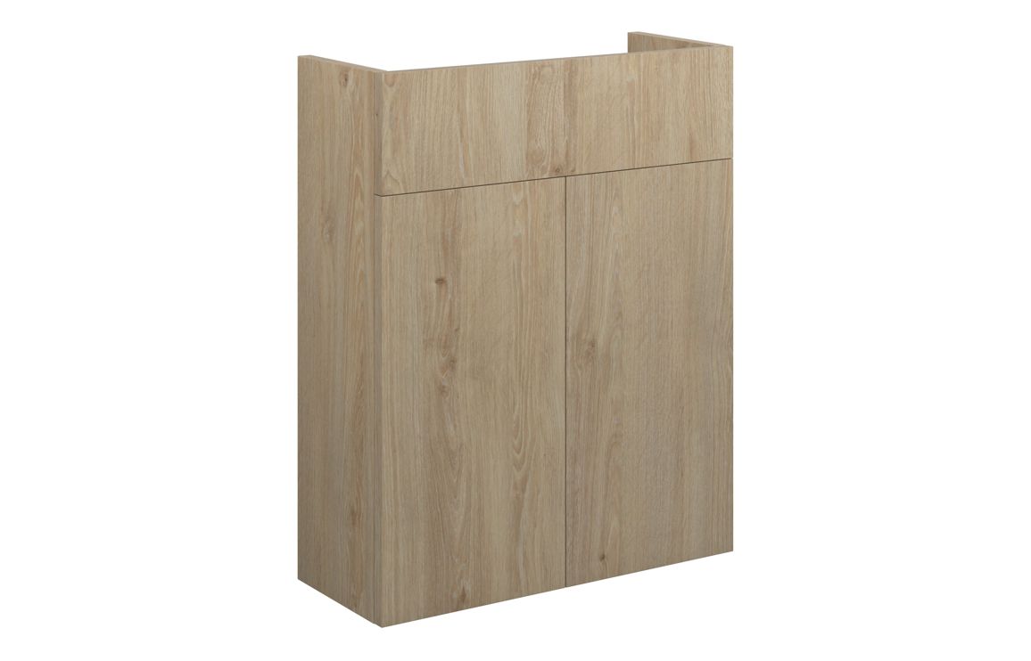 Nevada 500mm Slim Basin Unit - Havana Oak (Oak Cab)