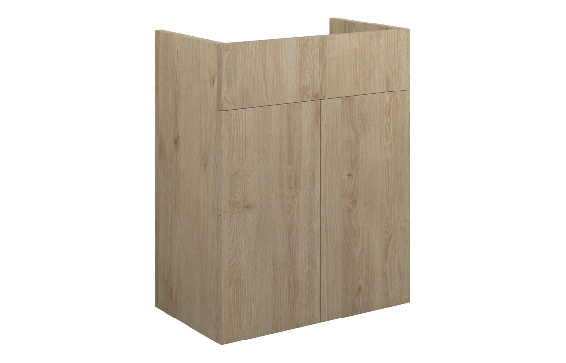 Nevada 500mm Standard Basin Unit - Havana Oak (Oak Cab)