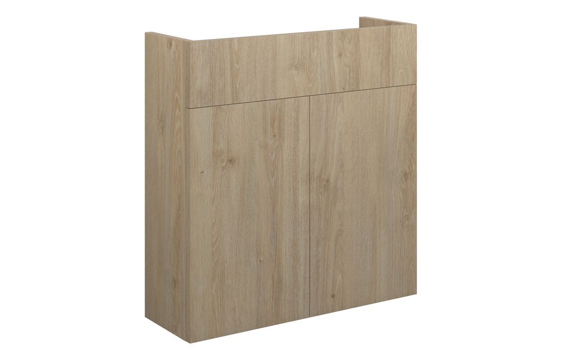 Nevada 600mm Slim Basin Unit - Havana Oak (Oak Cab)