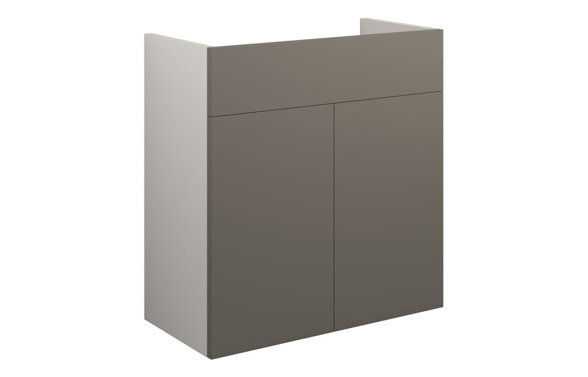 Nevada 600mm Standard Basin Unit - Matt Stone (Grey Cab)