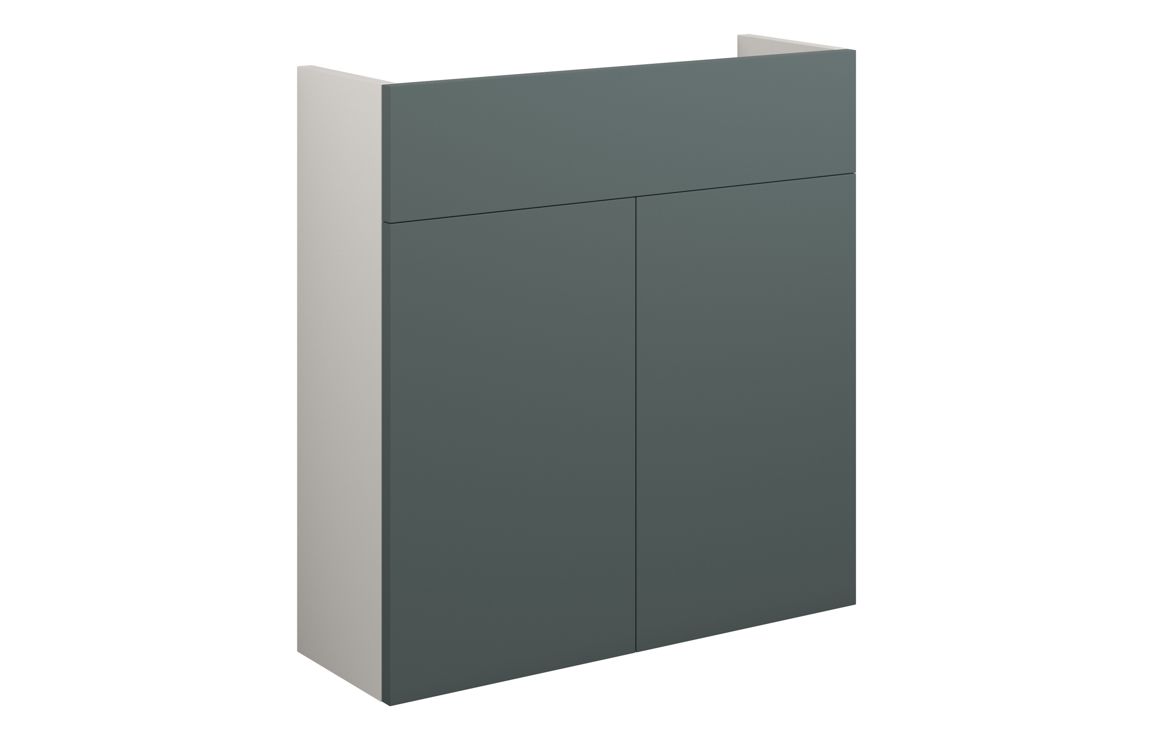 Nevada 600mm Slim Basin Unit - Matt Green (Grey Cab)