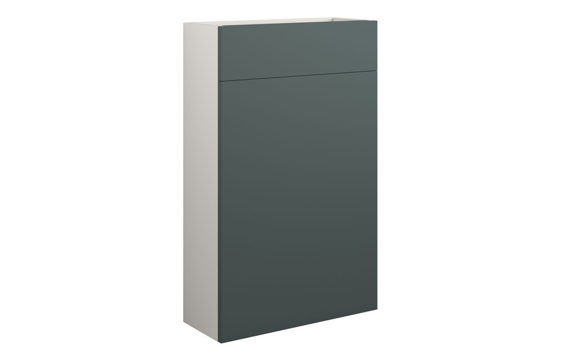 Nevada 500mm Slim WC Unit - Matt Green (Grey Cab)